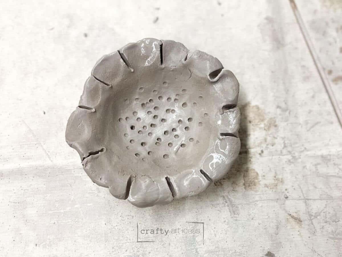 Simple Clay Flower Pinch Pot Ceramic Lesson