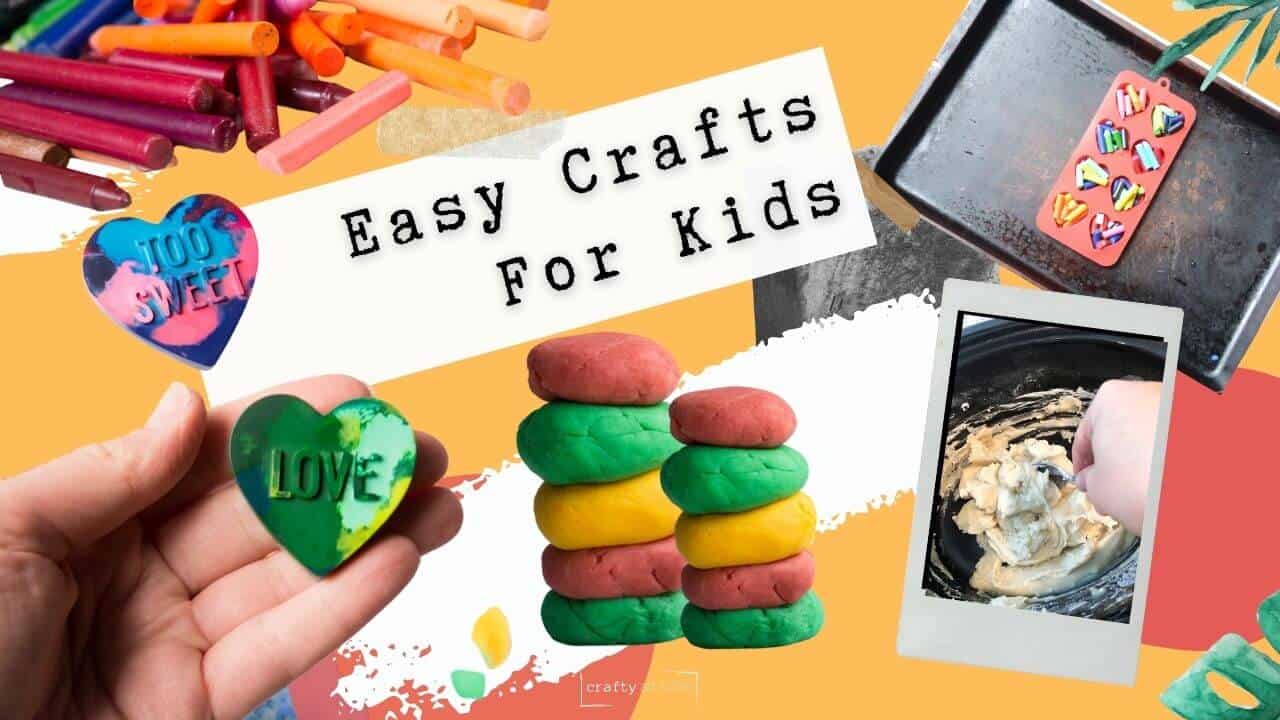 Easy crafts for kids with variety of easy crafts.