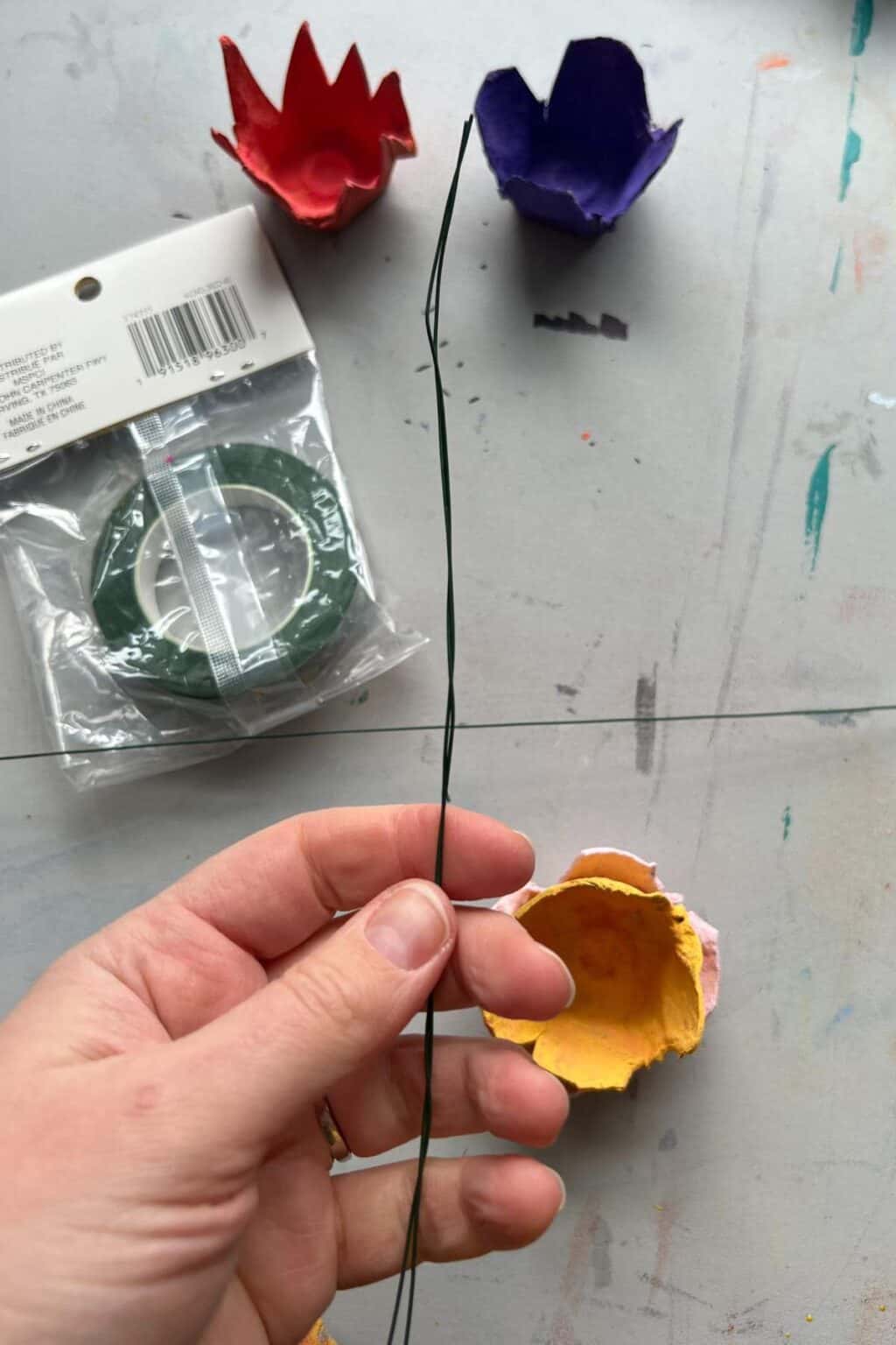 How To Make DIY Egg Carton Flowers - Crafty Art Ideas