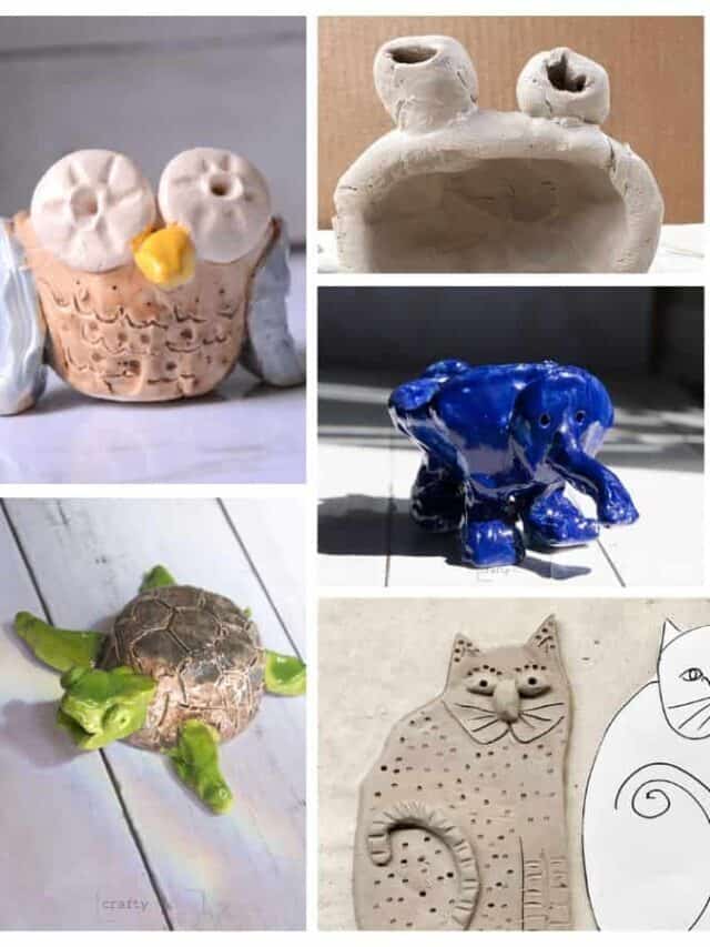 Clay Animal Art Projects For Kids