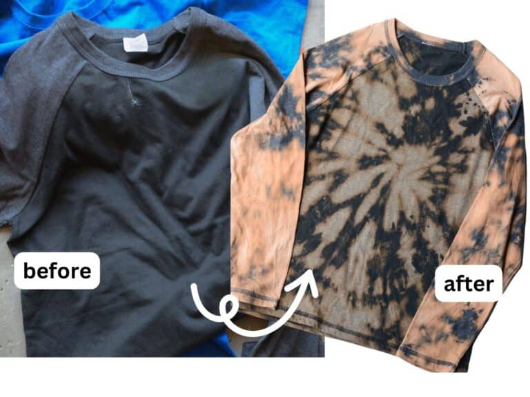 How To Reverse Tie-Dye Colored Shirts (Easy DIY Guide) - Crafty Art Ideas