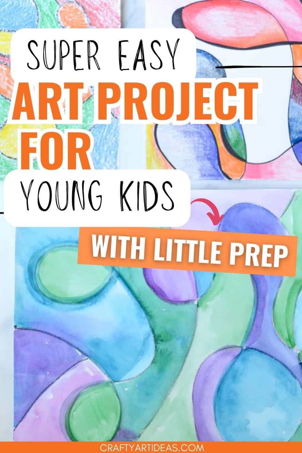 The Easiest Abstract Art Project For Kids Crafty Art Ideas