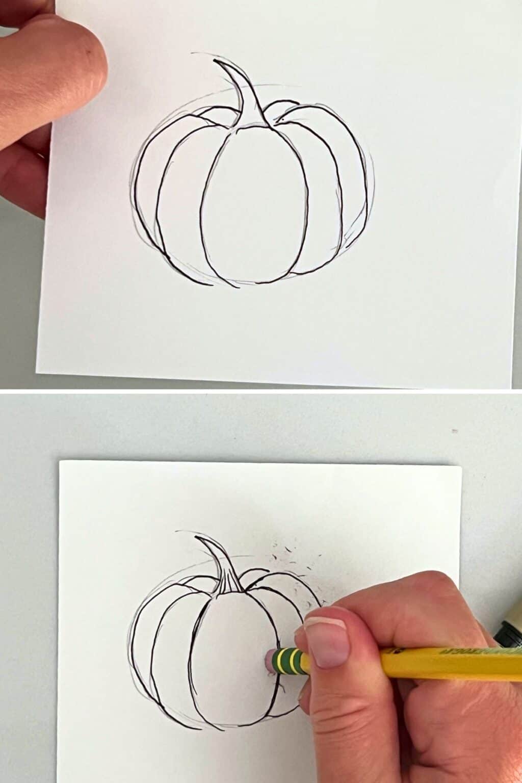 4 Ways To Draw Pumpkins Easily For Beginners and Kids - Crafty Art Ideas