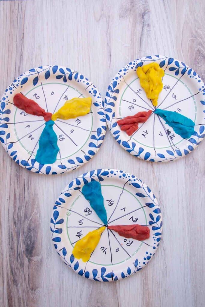 Playdough Color Wheels For A Creative Color Mixing Art Lesson For Kids ...