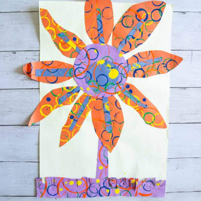 25+ Pretty Flower Art Project & Craft Ideas For Kids - Crafty Art Ideas