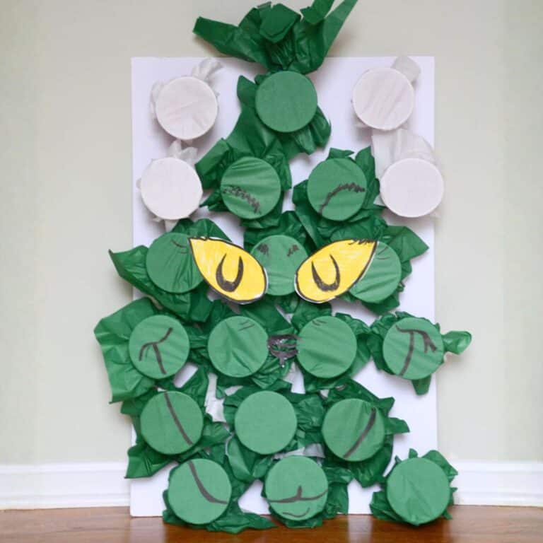 tissue paper Grinch punch out game.