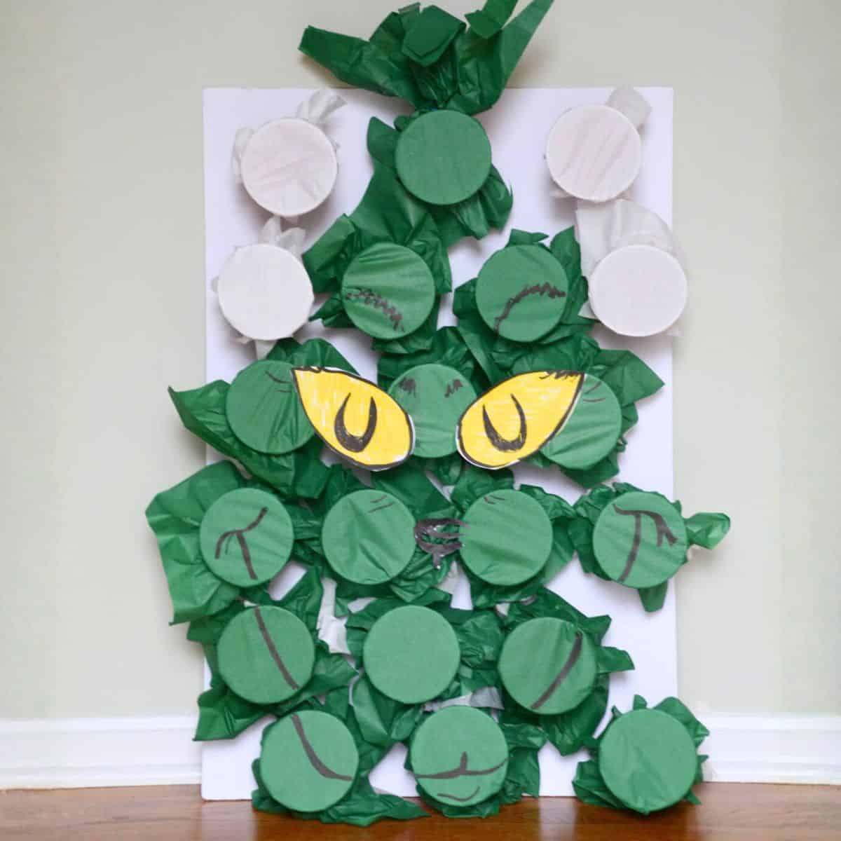 tissue paper Grinch punch out game.