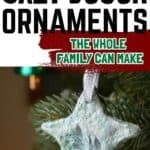 salt dough star ornament with text overlay simple and beautiful salt dough ornaments the whole family can make.